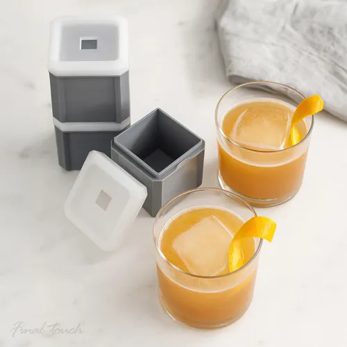 Final Touch King Cube Ice Molds, Set of 3