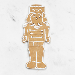 Large Nutcracker Copper-Plated Cookie Cutter