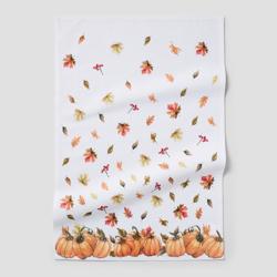 Sur La Table Pumpkin Leaves Kitchen Towel