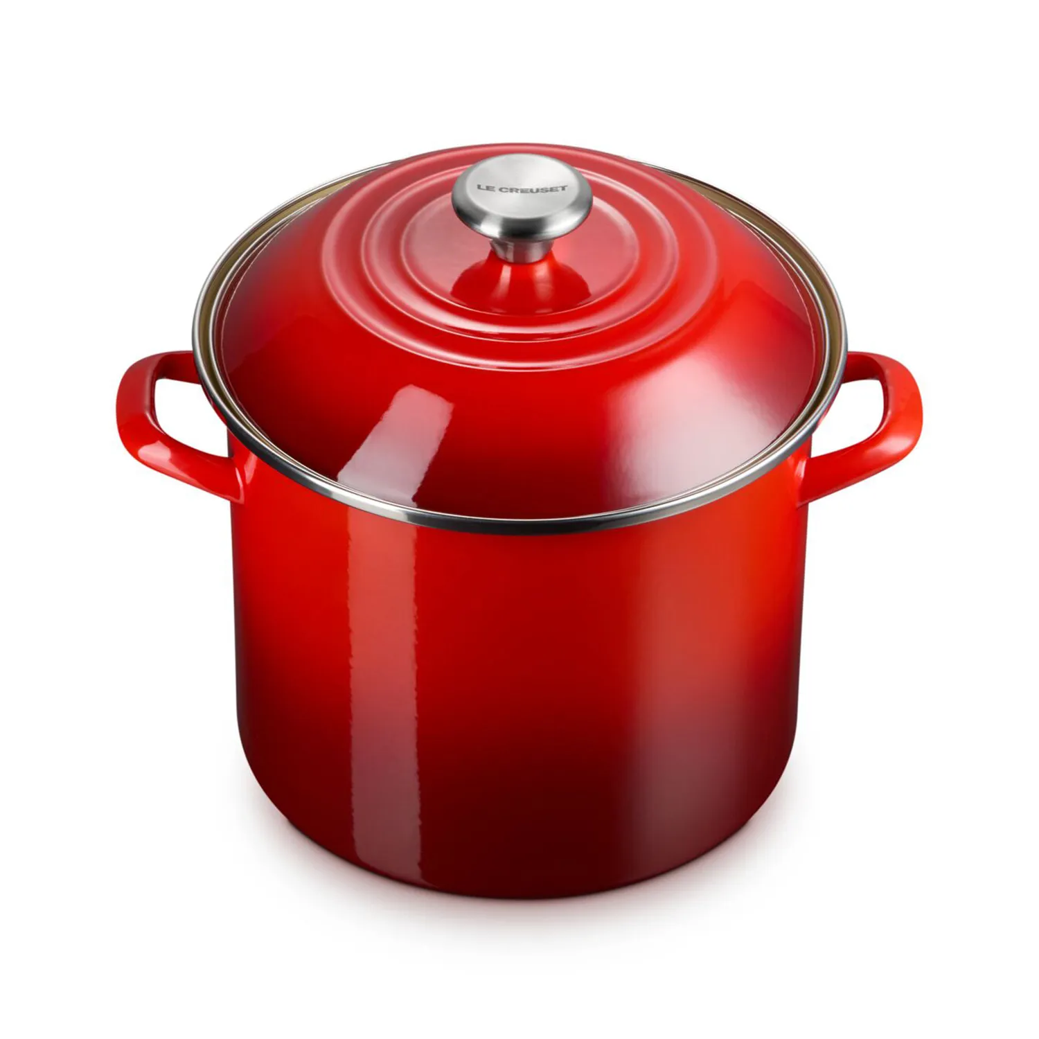 Le Creuset Enameled Steel Stockpot with Stainless Steel Knob, 10 qt.