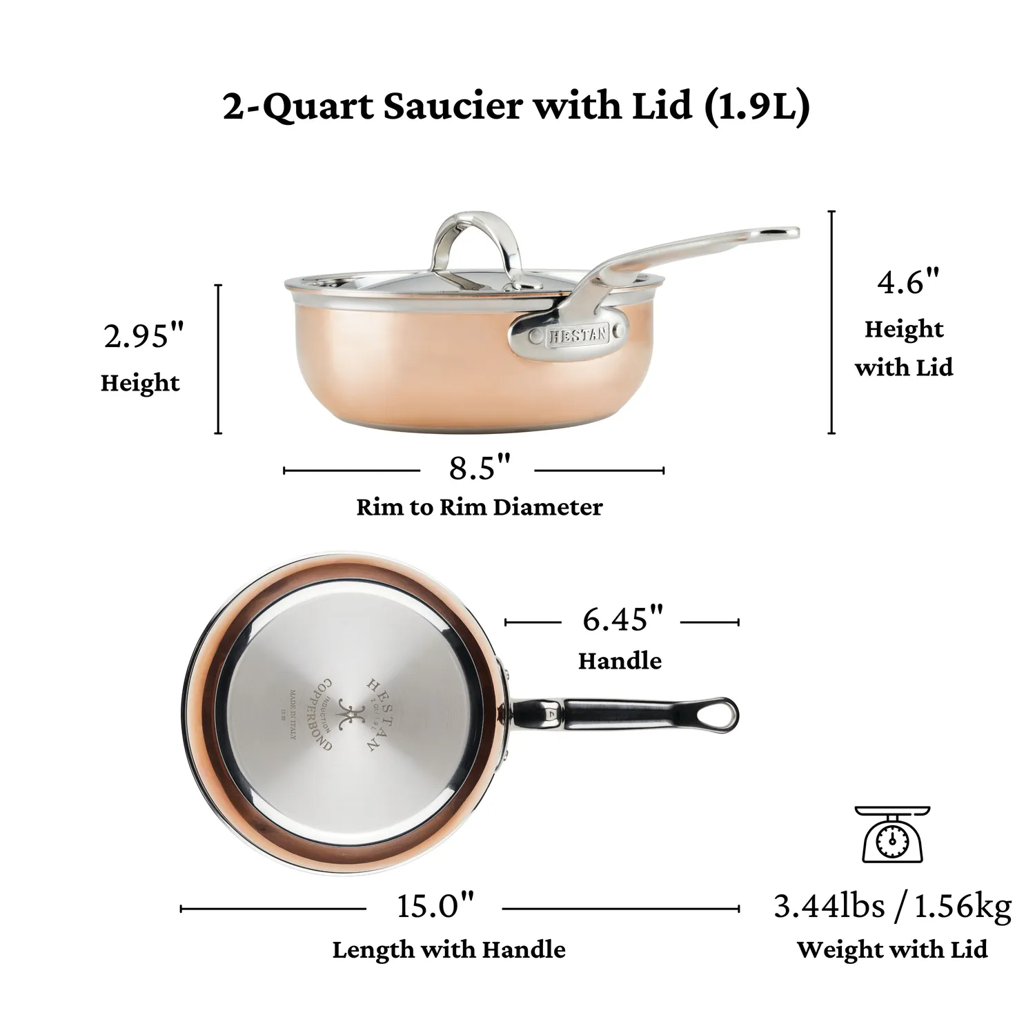 Hestan CopperBond 34-Piece Cookware Set