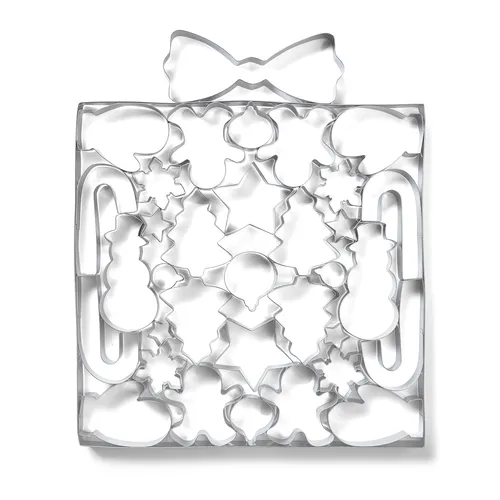 Sur La Table 34-Shape Holiday Plaque Cookie Cutter