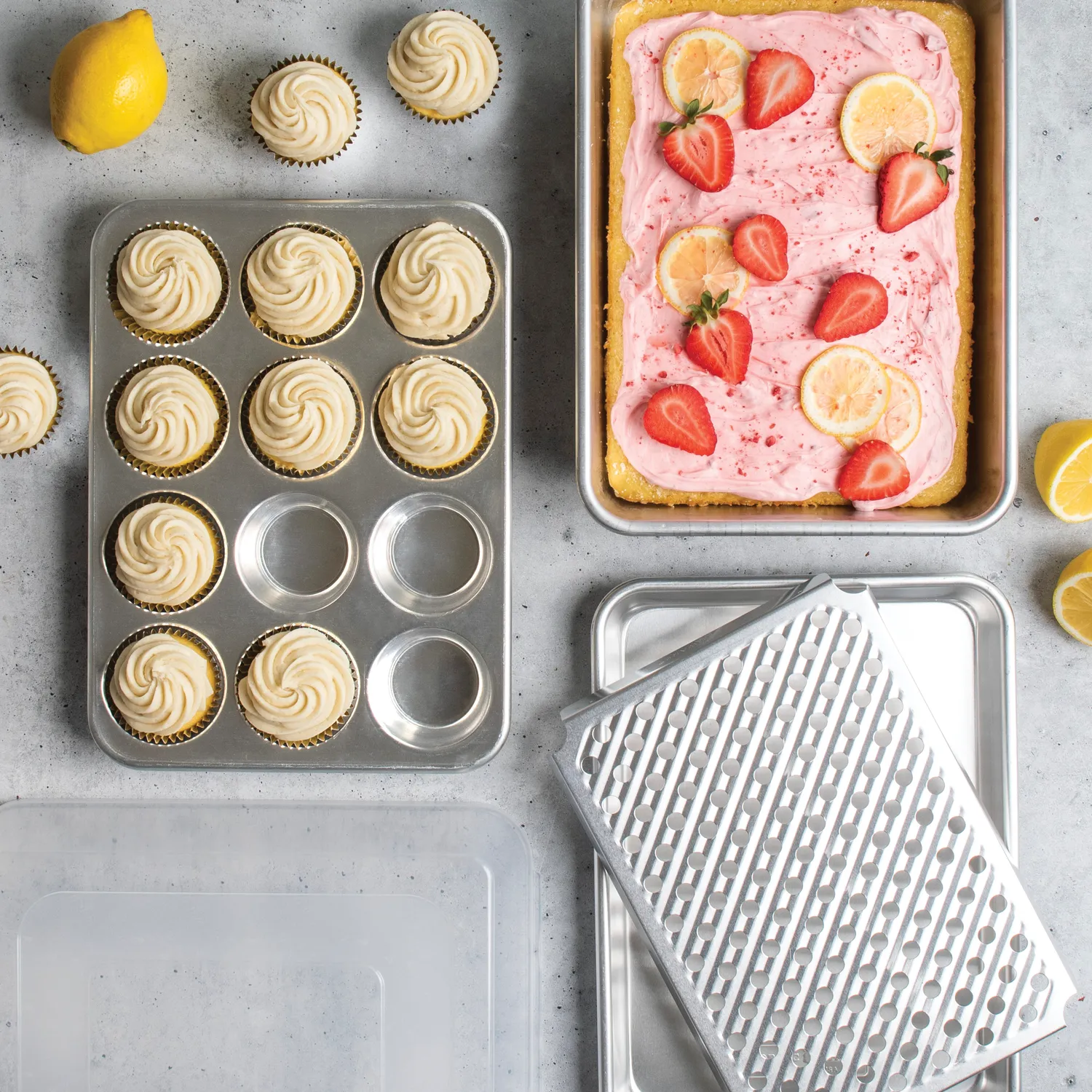 Nordic Ware Bake & Store 5-Piece Bakeware Set