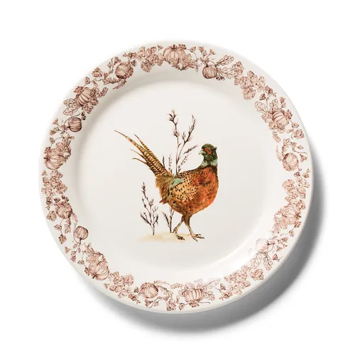 Sur la table Thanksgiving Pheasant Salad Plate