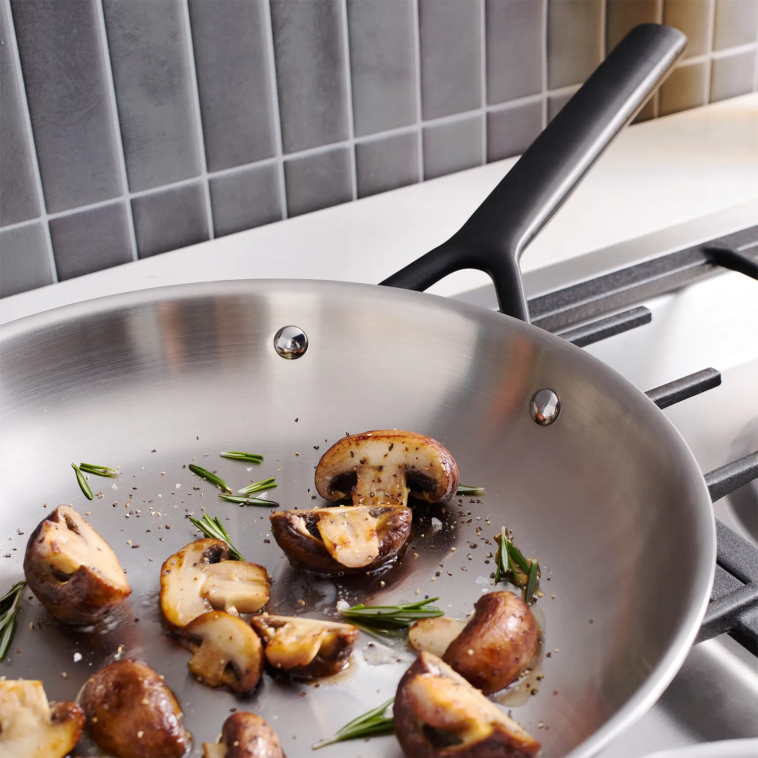 Zwilling Milano Stainless Steel Set of 2 Skillets, 8" & 10"