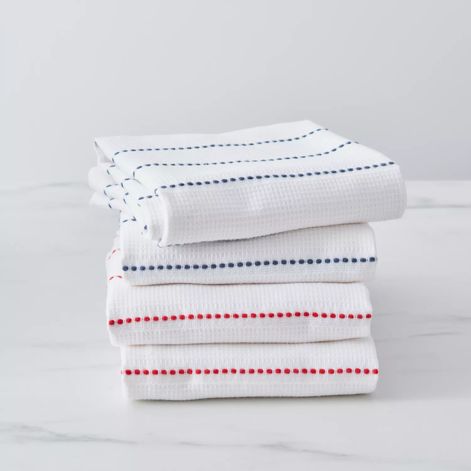 Sur La Table Essential Waffle Stitch Towels, Set of 2