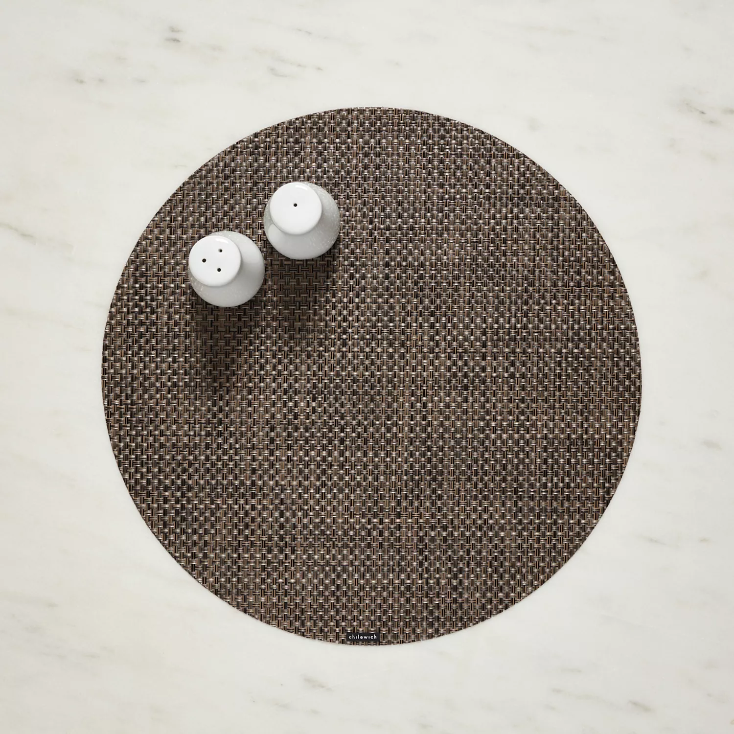 Chilewich Basketweave Round Placemat, 15"