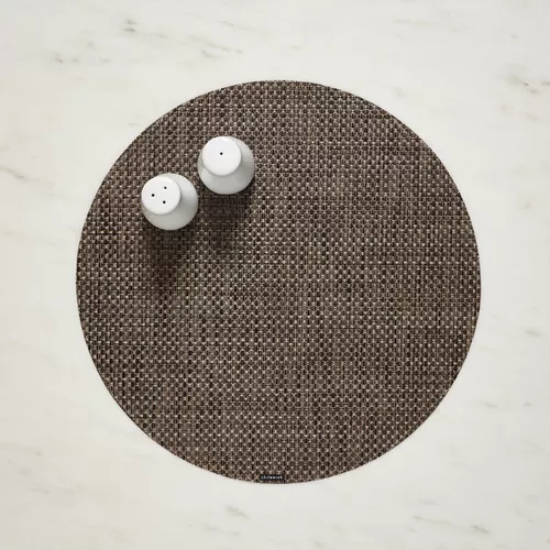 Chilewich Basketweave Round Placemat, 15"