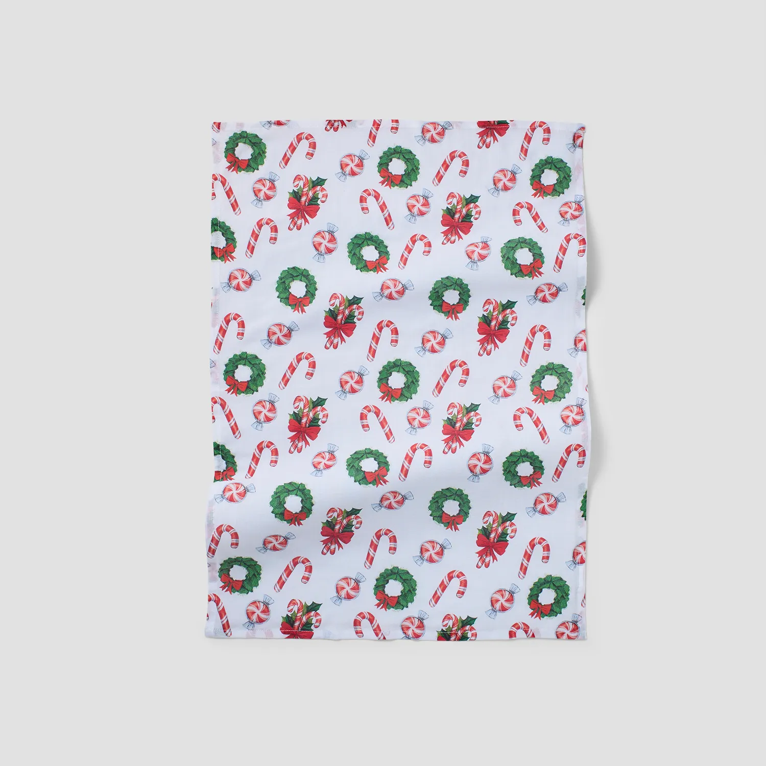 Sur La Table Peppermint Flour Sack Towel