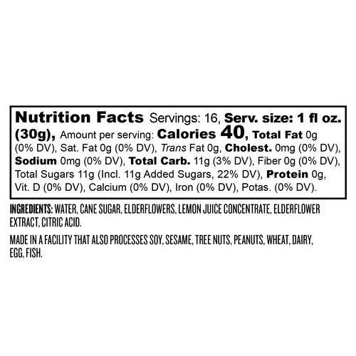 Sur La Table Elderflower Spritz Craft Cocktail Concentrate