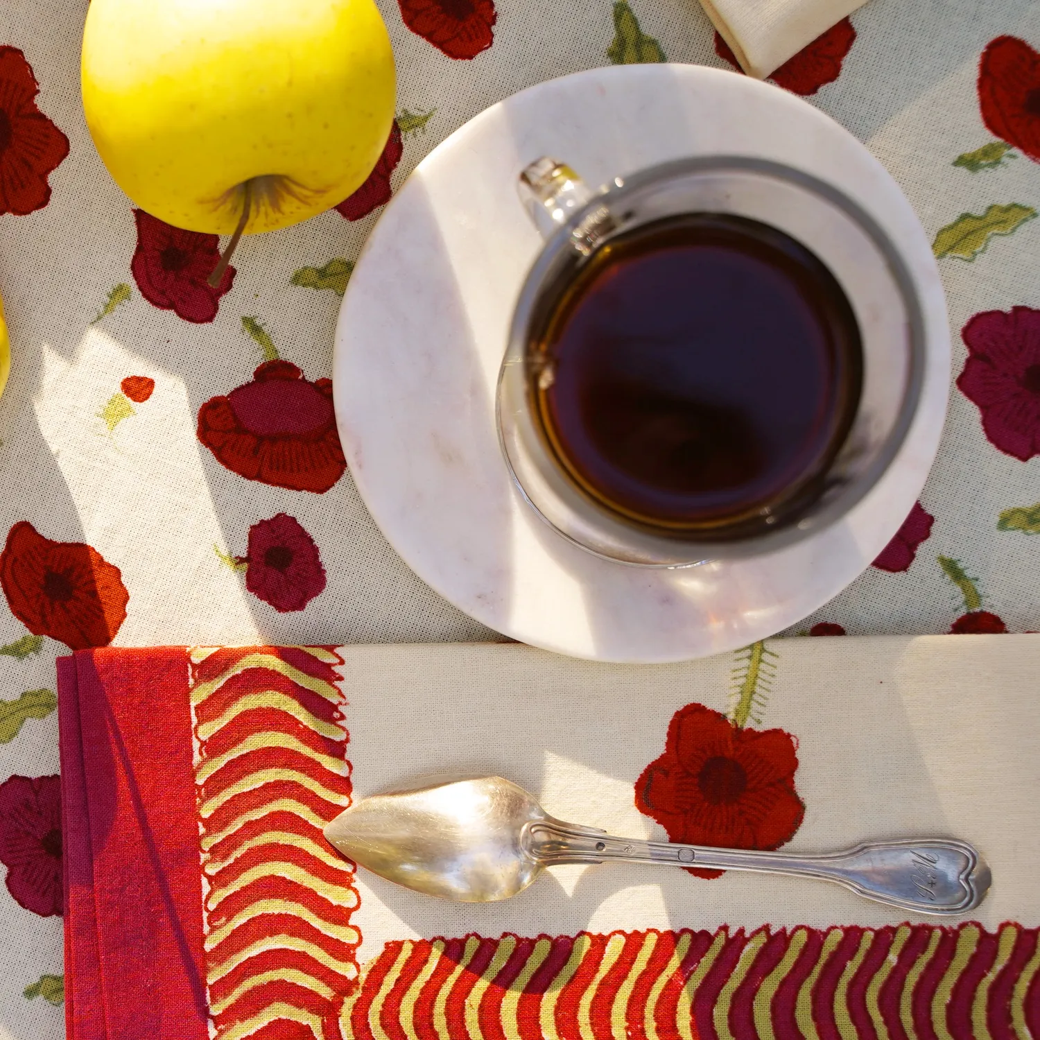  Couleur Nature Poppies Napkins, Set of 6