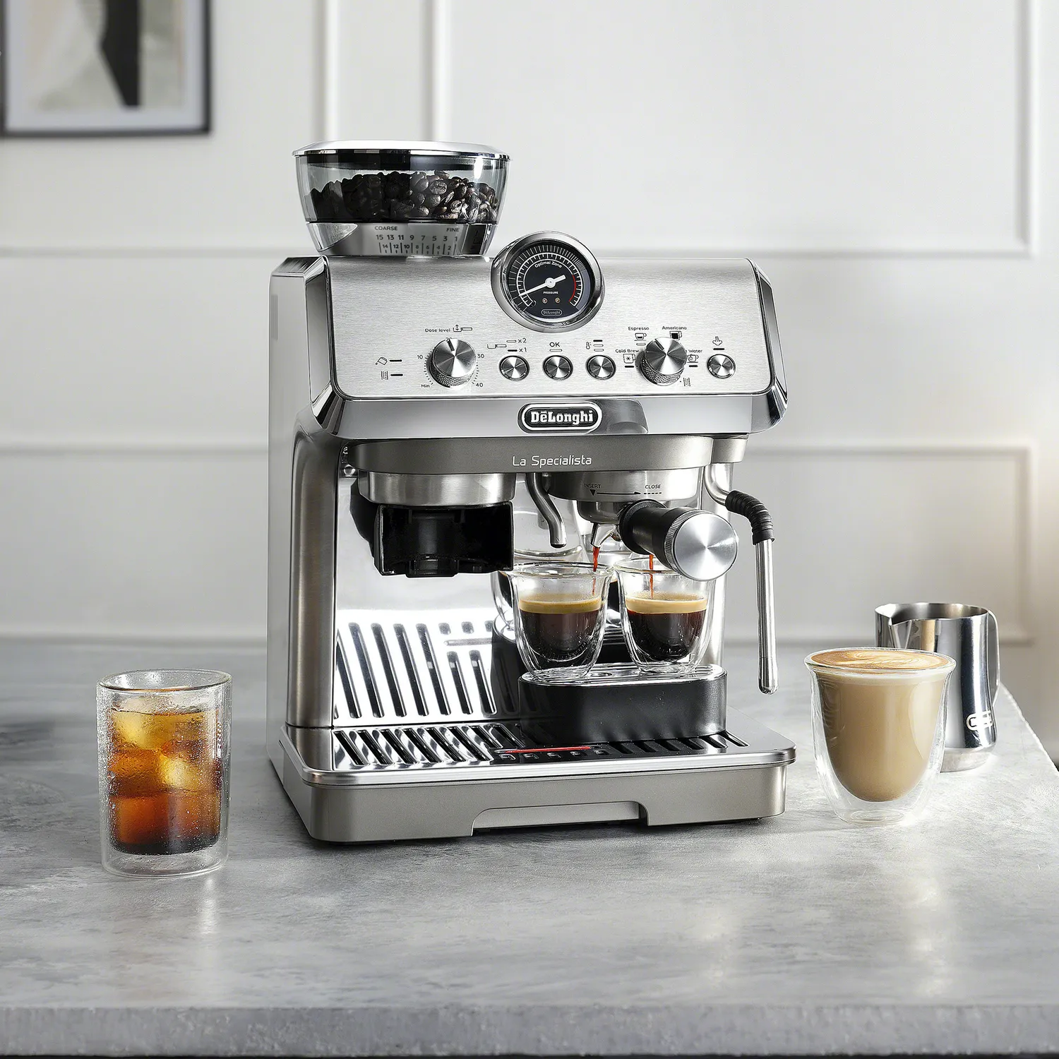 De'Longhi La Specialista Arte Evo Espresso Machine with Cold Brew