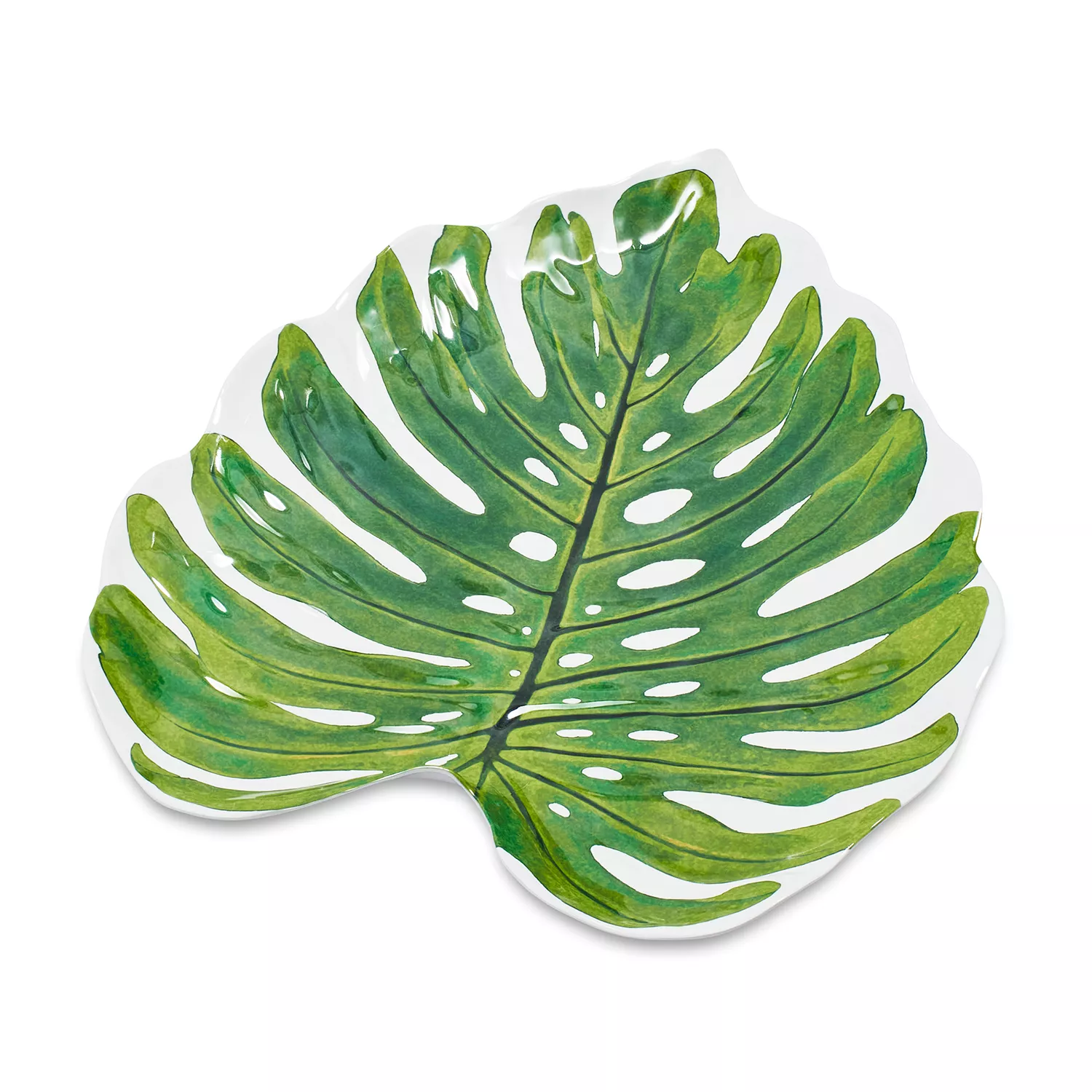Sur La Table Monsterra Leaf Melamine Platter