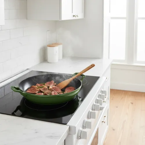 Staub Heritage All-Day Pan with Domed Glass Lid, 3.5 qt.