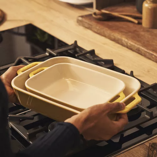 Staub Stoneware 2-Piece Rectangular Baker Set