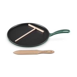 Le Creuset Crepe Pan Set This works amazingly well for pancakes, crepes, tortillas, lefse, etc