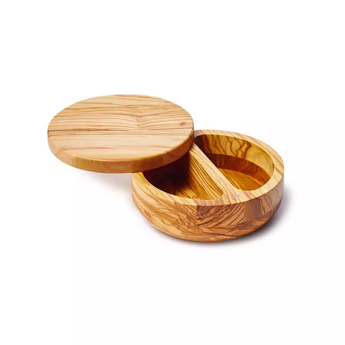 Sur La Table Olivewood Salt Keeper Duo