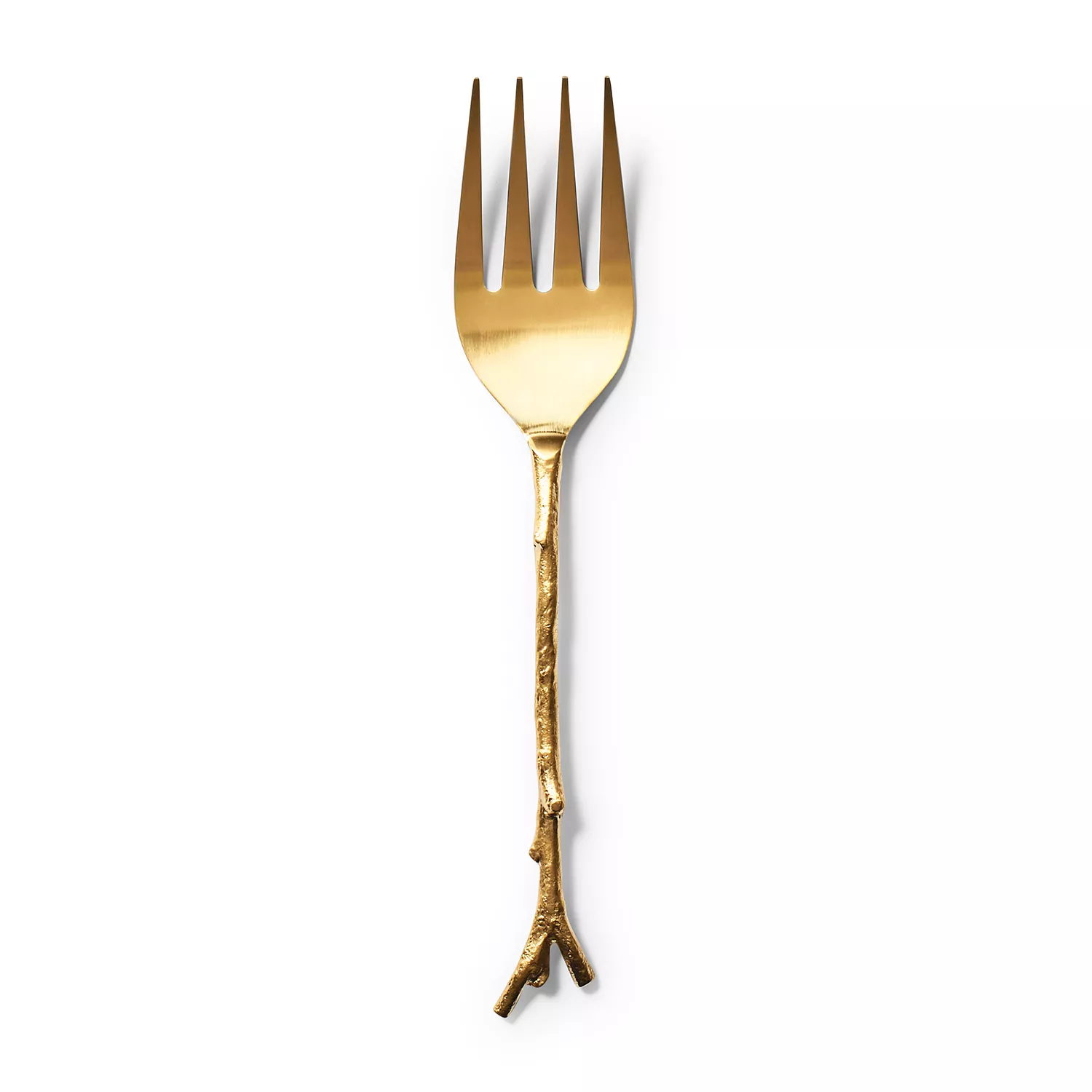 Sur La Table Gold Twig Serving Fork