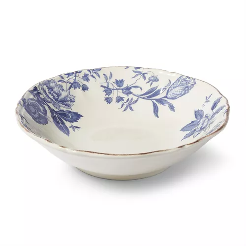 Sur La Table Italian Blue Floral Serve Bowl