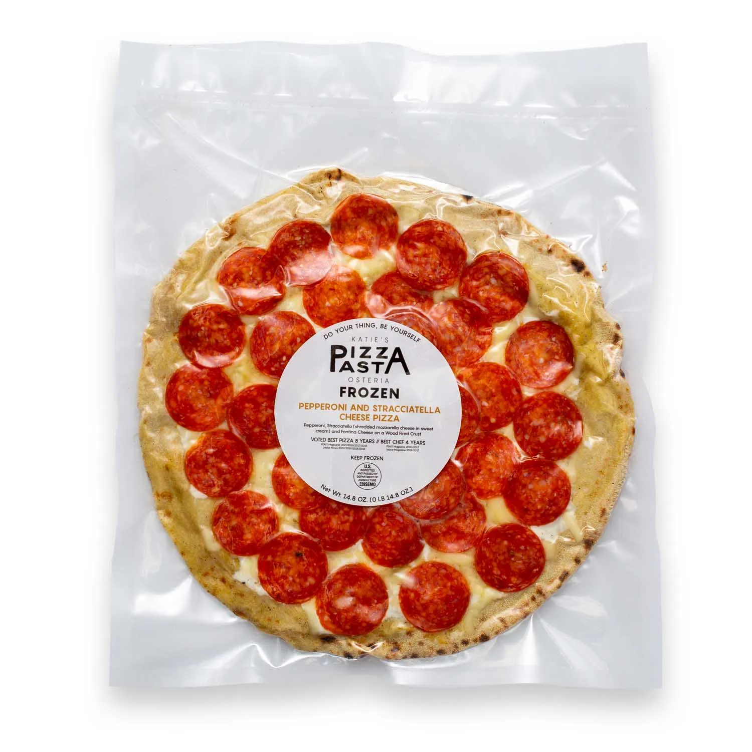 Katie's Pizza & Pasta Wood-Fired Pepperoni Pizzas, Set of 2