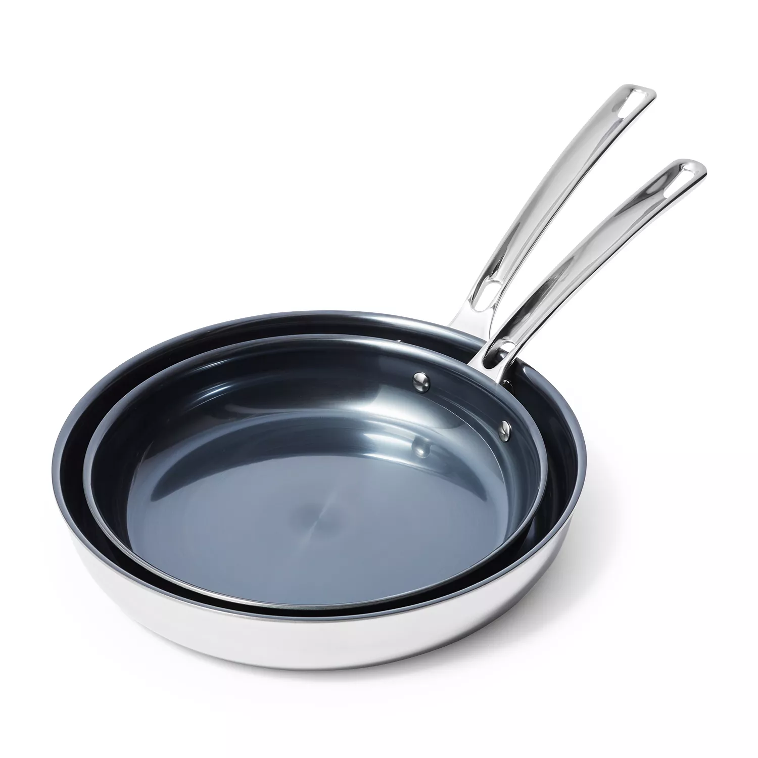 Henckels 9.5 Ceramic & Stainless Steel Non-Stick Frying Pan with Lid -  Whisk