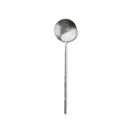 Sur La Table Brushed Silver Serving Spoon