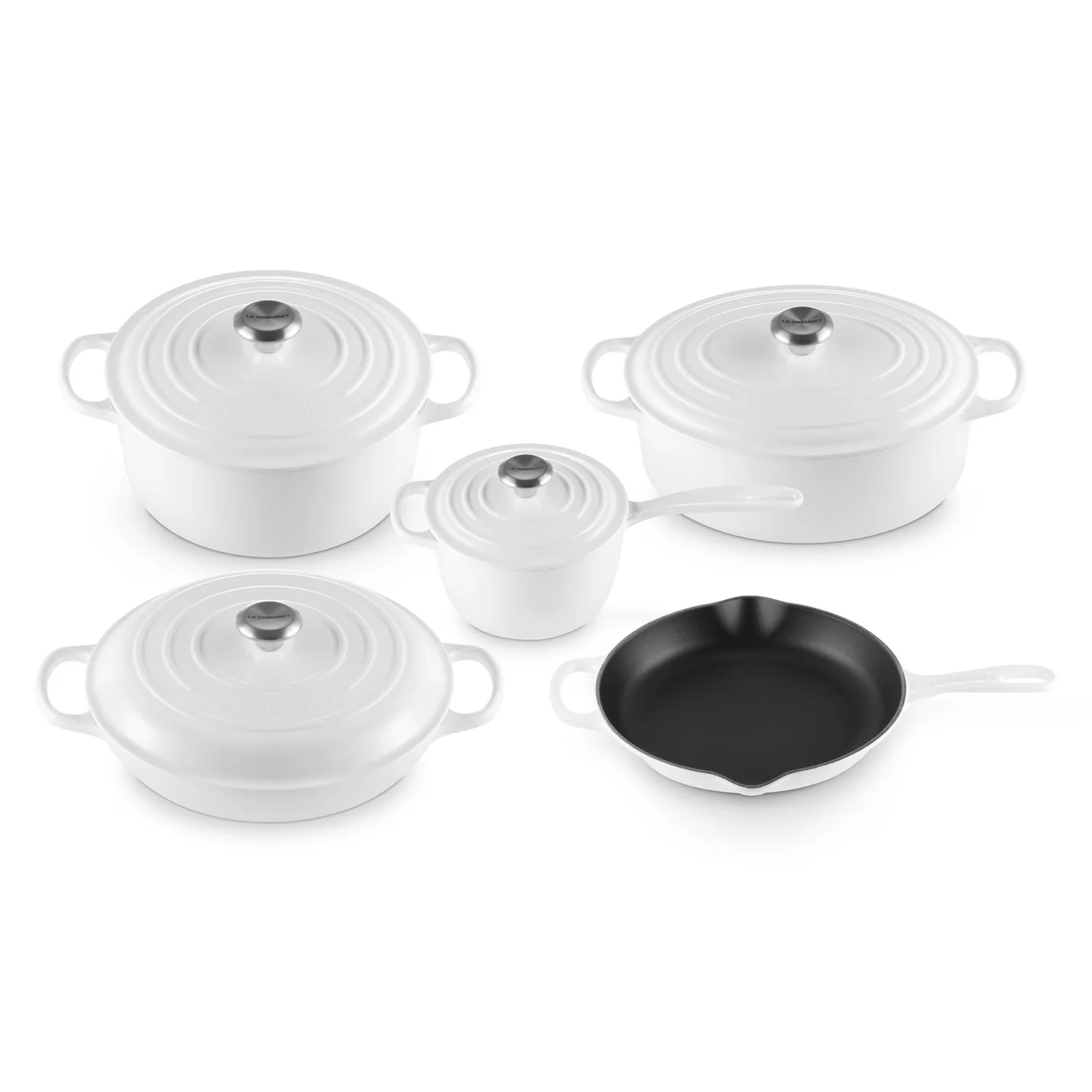 Le Creuset Signature 9-Piece Cookware Set