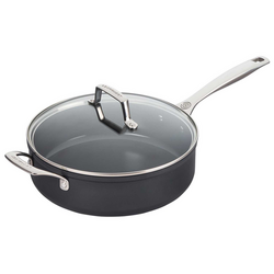 Le Creuset Essential Ceramic Nonstick Sauté Pan with Lid, 4.5 Qt.