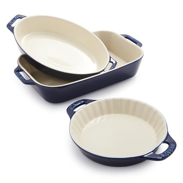Staub Stoneware 3-Piece Bakeware Set