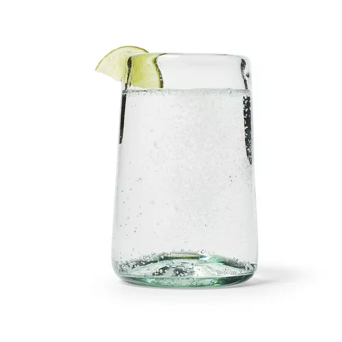 Sur La Table Recycled Green Highball Glass
