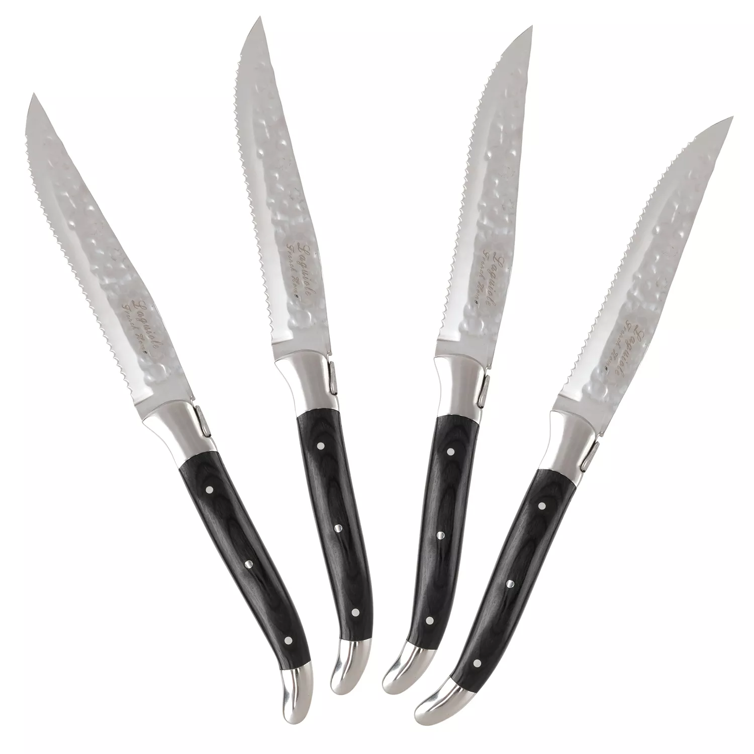 French Home Grande Connoisseur Laguiole Steak Knives, Set of 4
