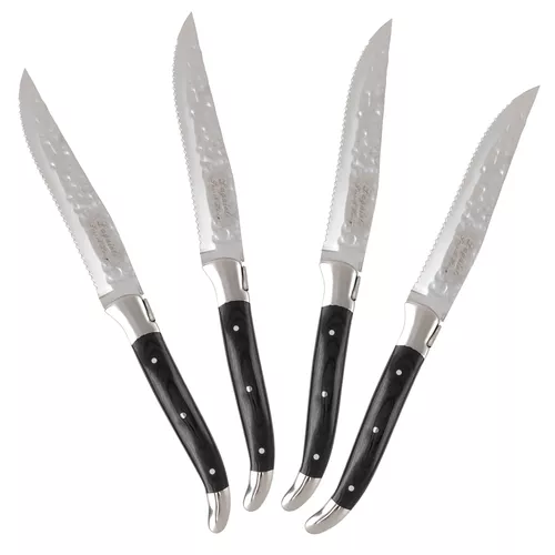 French Home Grande Connoisseur Laguiole Steak Knives, Set of 4