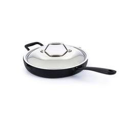 All-Clad Enameled Cast Iron Skillet with Lid, 12" 