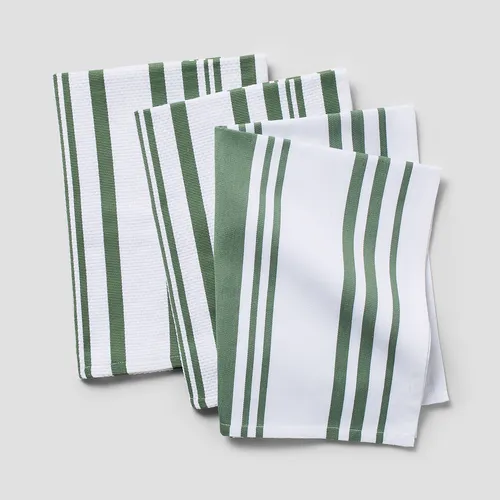 Sur La Table Striped Kitchen Towels, Set of 3