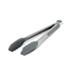 Sur La Table Silicone-Tipped Tongs, 12&#34;