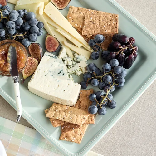 Sur La Table Pearl Rectangular Platter, Sea Salt