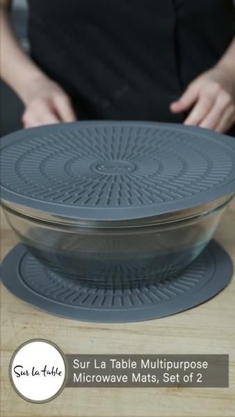 Sur La Table Multipurpose Microwave Mats, Set of 2