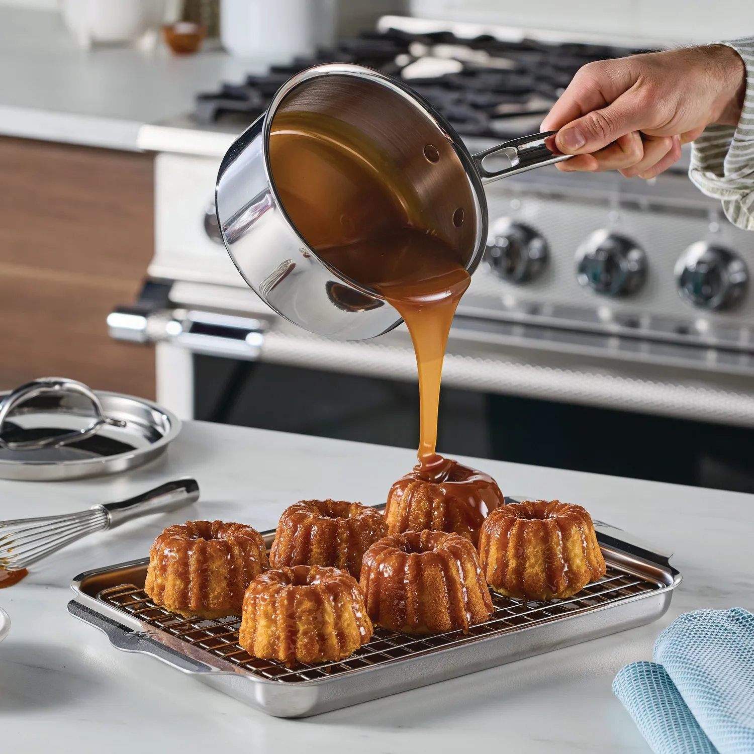 Hestan ProBond Luxe Stainless Steel Saucepan with Lid