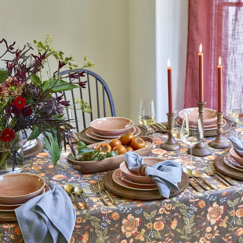 Sur La Table Mango Wood Taper Candle Holders
