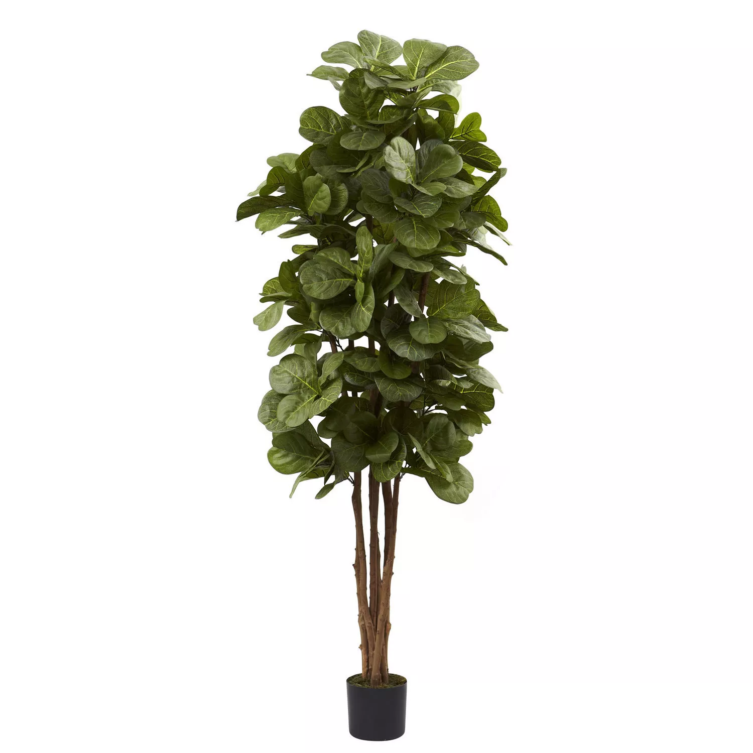 Nearly Natural Fiddle Leaf Fig Silk Tree, 6'