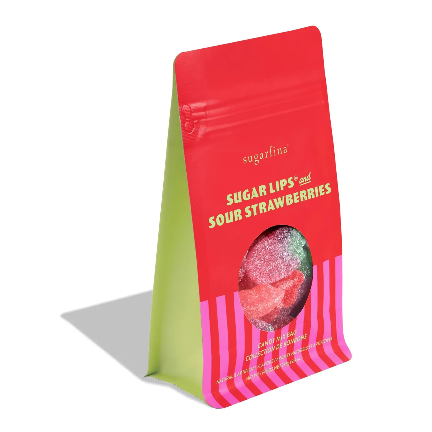 Sugarfina Sugar Lips & Sour Strawberries Candy Mixed Bag Duo