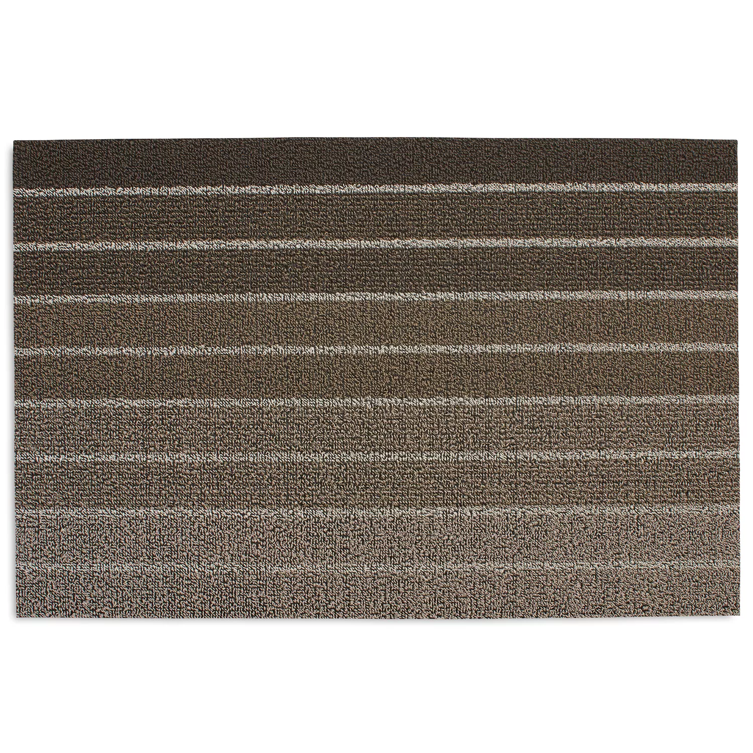Chilewich Shag Mat, Black Taupe