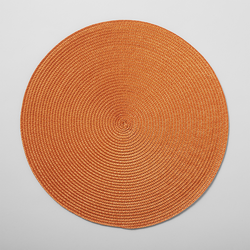 Sur La Table Round Woven Placemat I think they look best with a tablecloth
