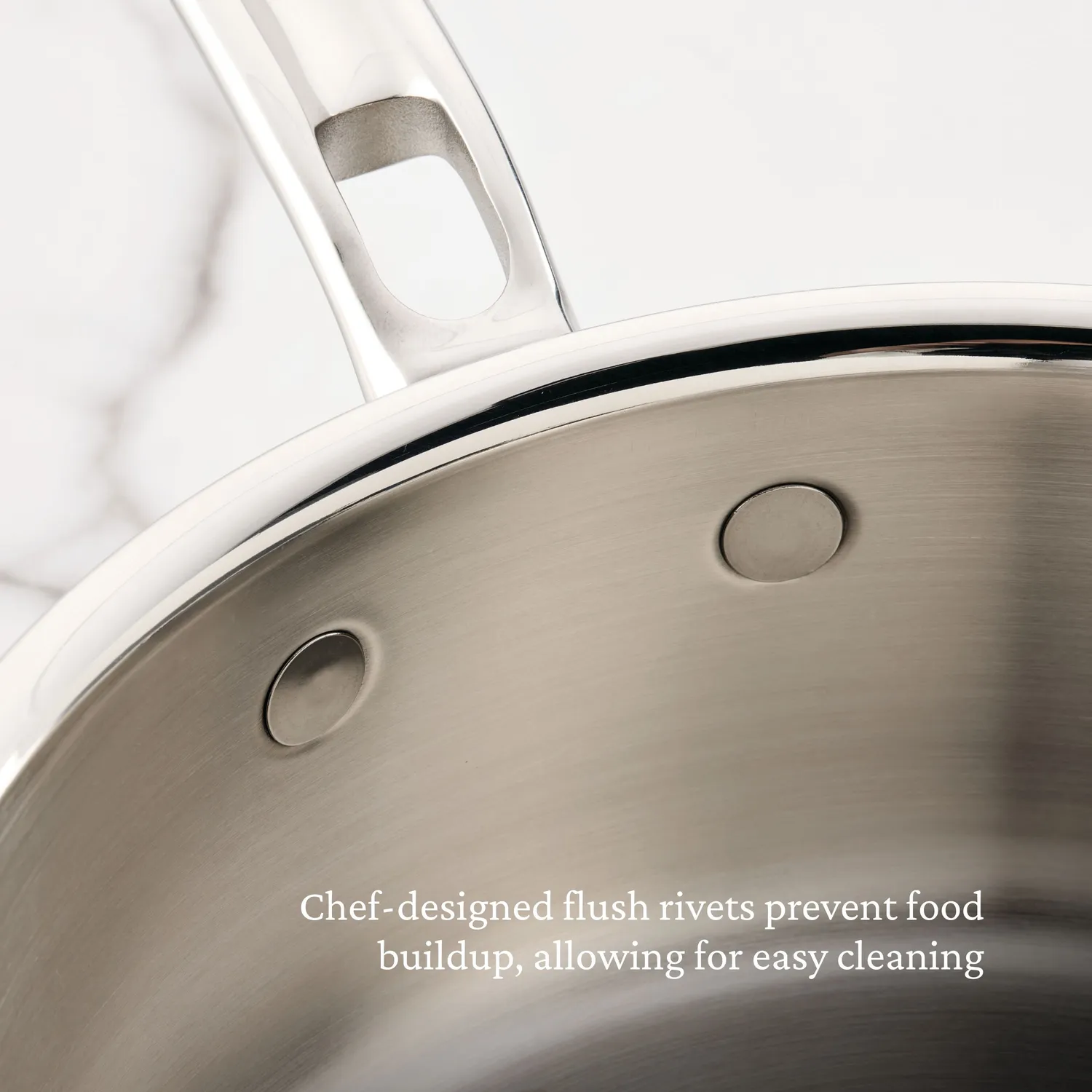 Hestan ProBond Luxe Stainless Steel Saucier with Lid, 2qt.