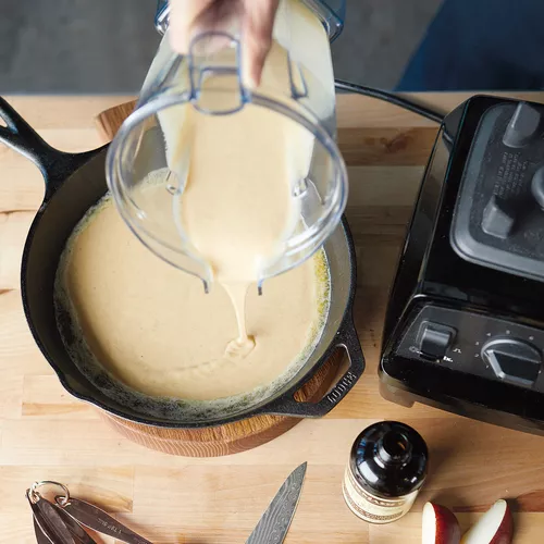 Buttermilk Dutch Baby with Caramelized Pears