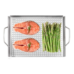 Outset Stainless Steel Grill Topper Grid, 11" x 17"