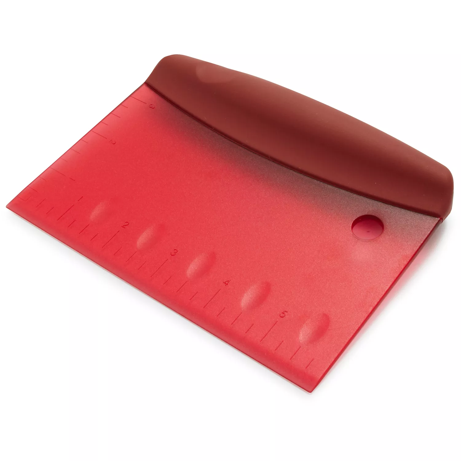  Pastry Scraper, Multifunction High Temperature Resistance Silicone  Bench Scraper with Finger Hole for Kitchen for Bakery (Red) : Everything  Else