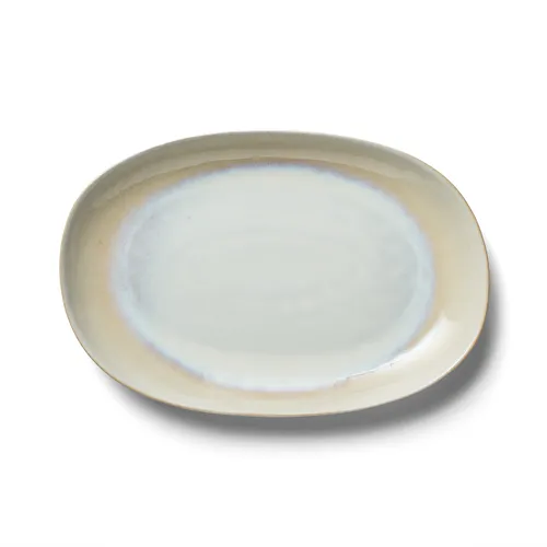 Sur la table Driftwater Reactive Glaze Oval Platter