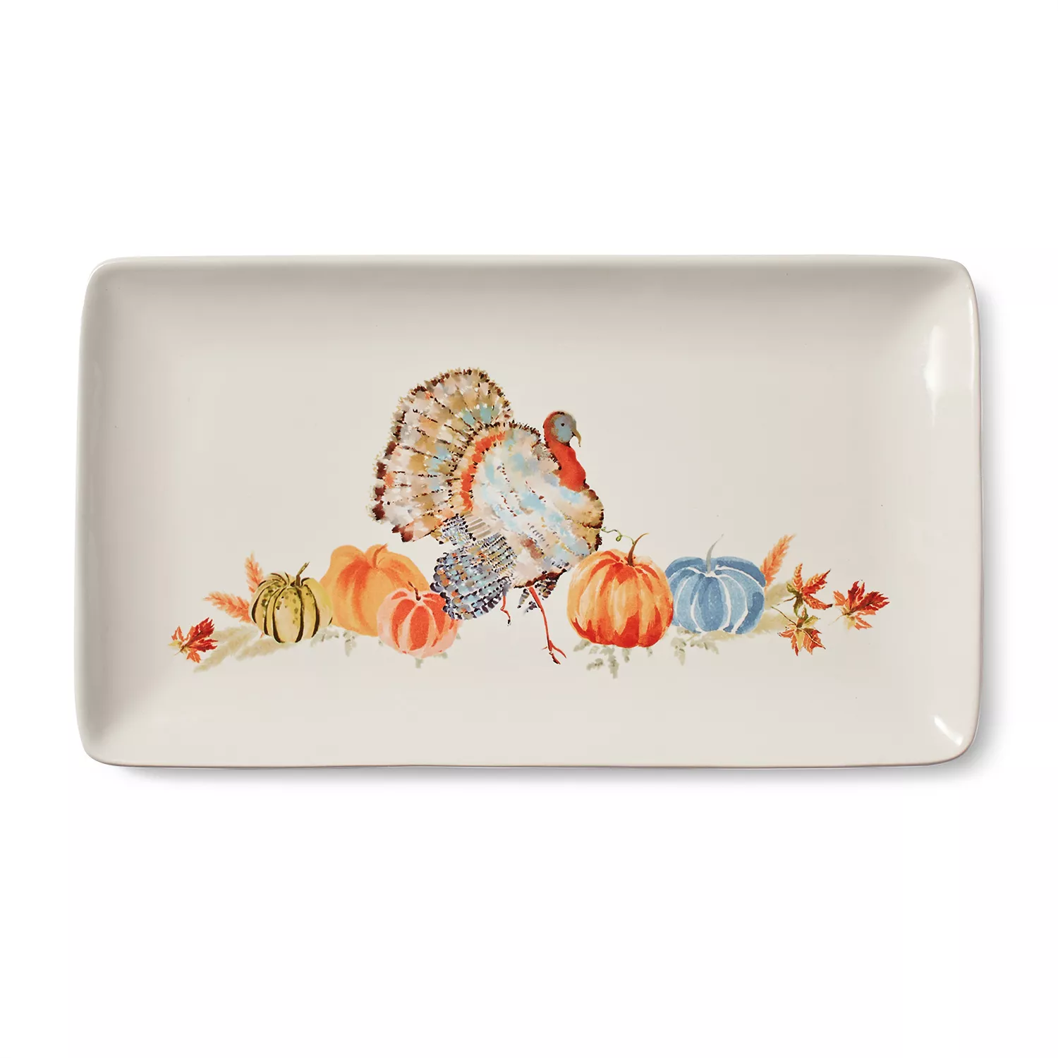 Sur La Table Thanksgiving Turkey Rectangular Platter