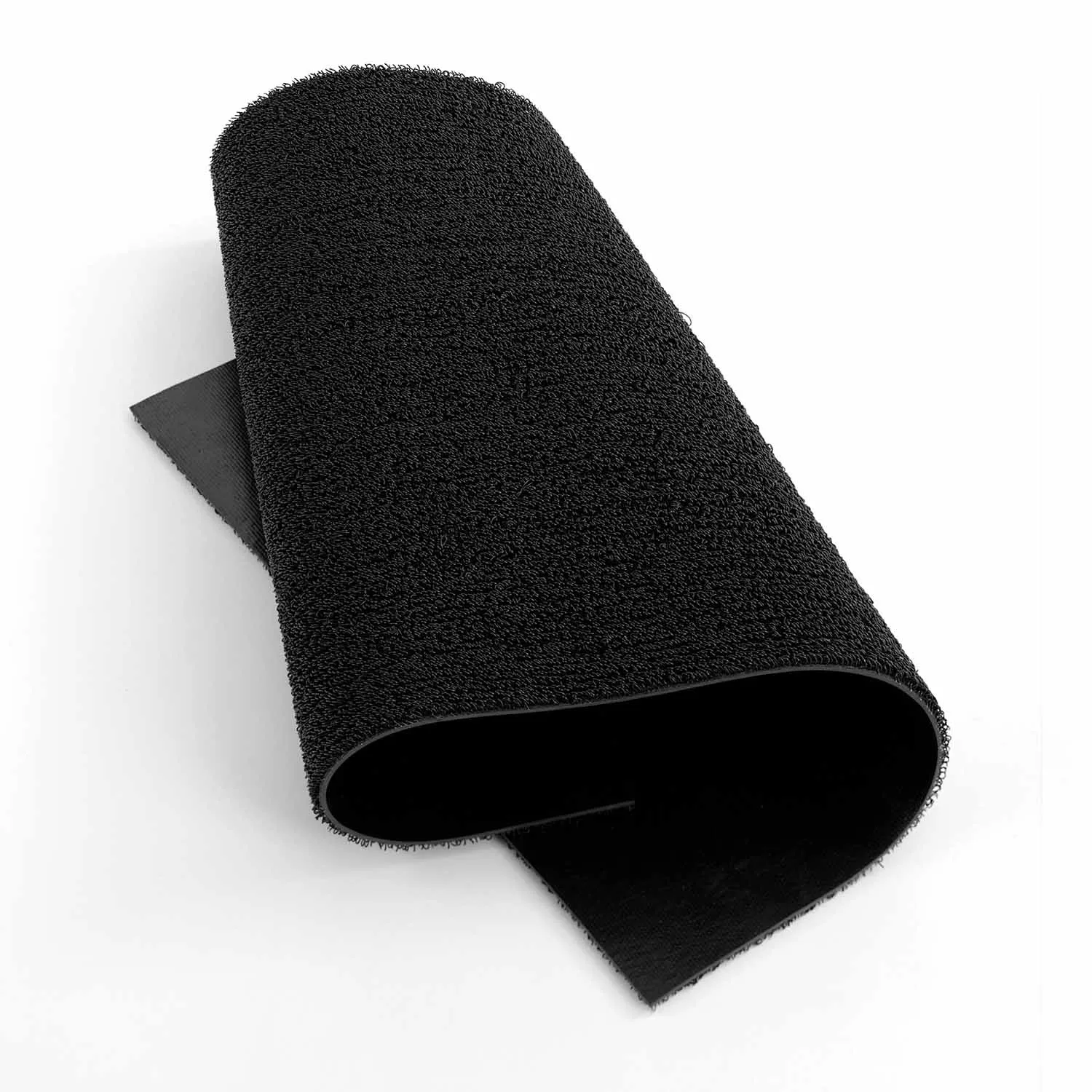 Chilewich Easy-Care Bold Solid Shag Rug, Black